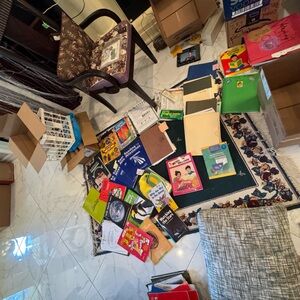Older elementary teaching Colorful Assorted Books Collection and lessons